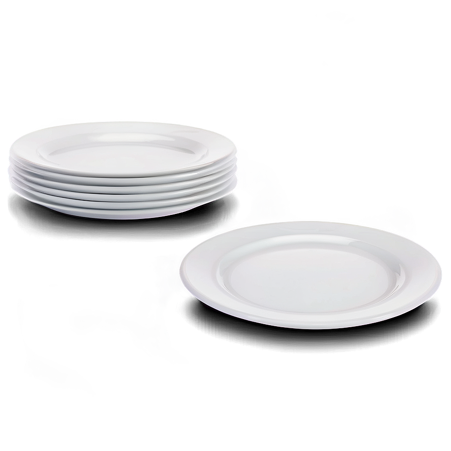 Durable White Plate Png 06212024 PNG image