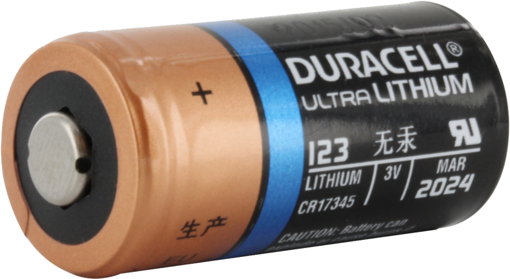 Duracell Ultra Lithium Battery PNG image