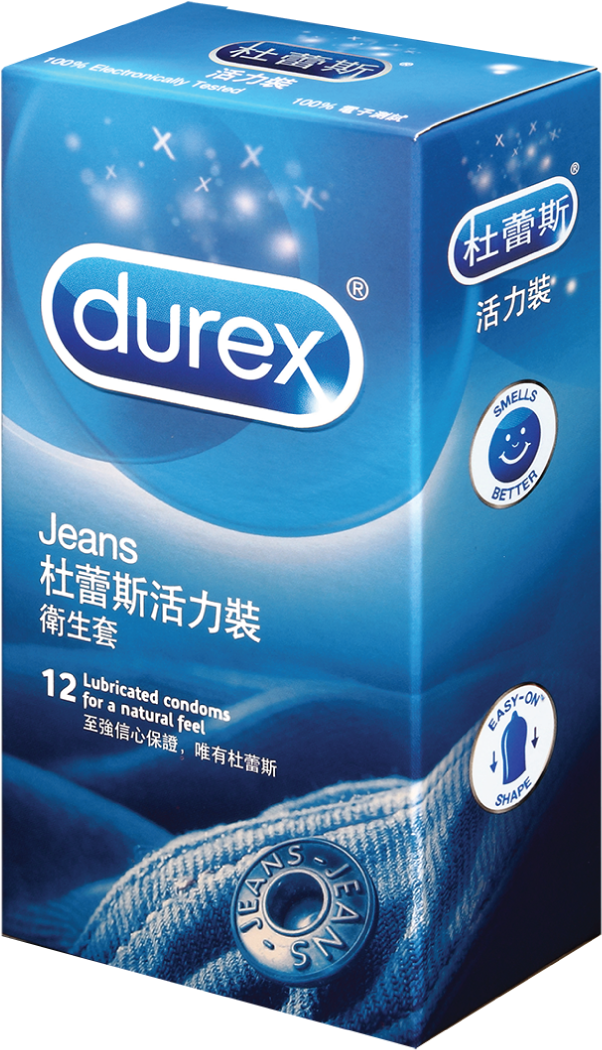 Durex Jeans Condoms Pack PNG image