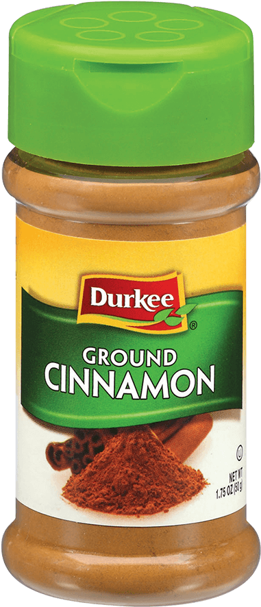 Durkee Ground Cinnamon Spice Jar PNG image