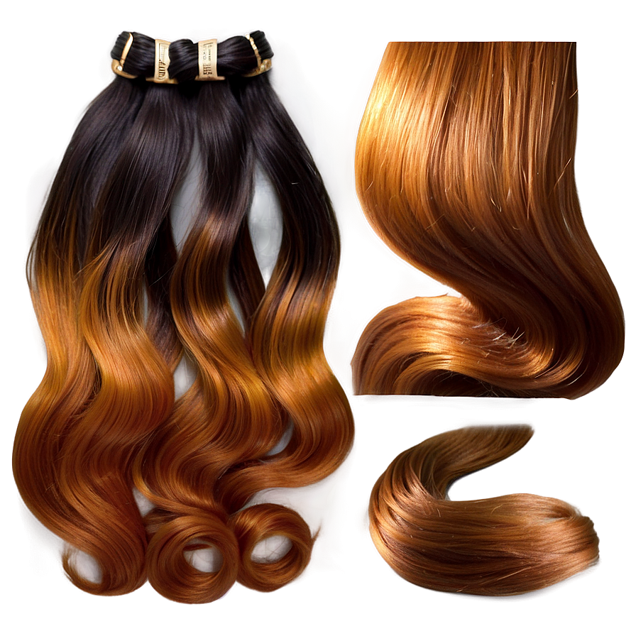 Dyed Hair Bundles Png 22 PNG image