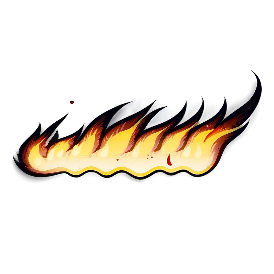 Dynamic Anime Fire Png 79 PNG image