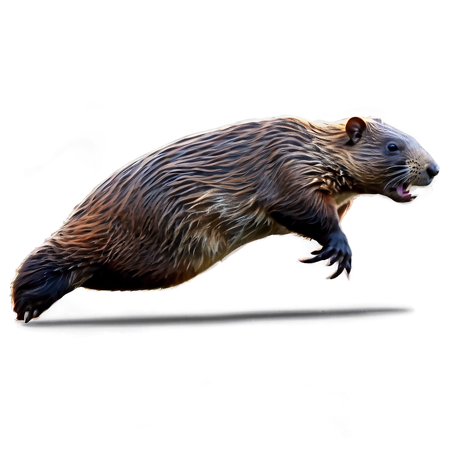 Dynamic Beaver Action Png 05242024 PNG image