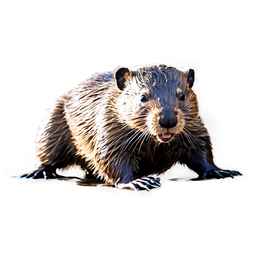 Dynamic Beaver Action Png 32 PNG image