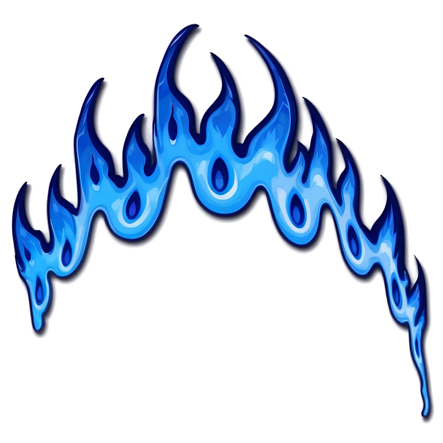 Dynamic Blue Flames Png Sfw85 PNG image