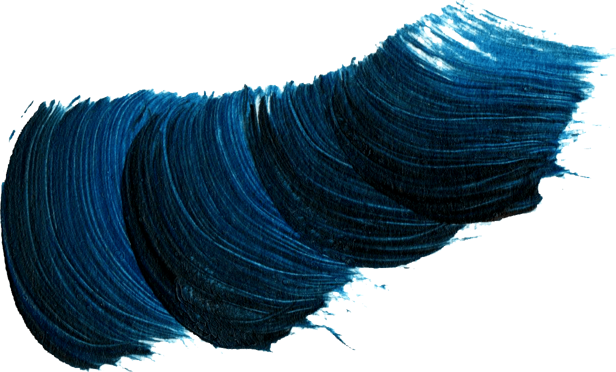 Dynamic Blue Paint Stroke Texture PNG image