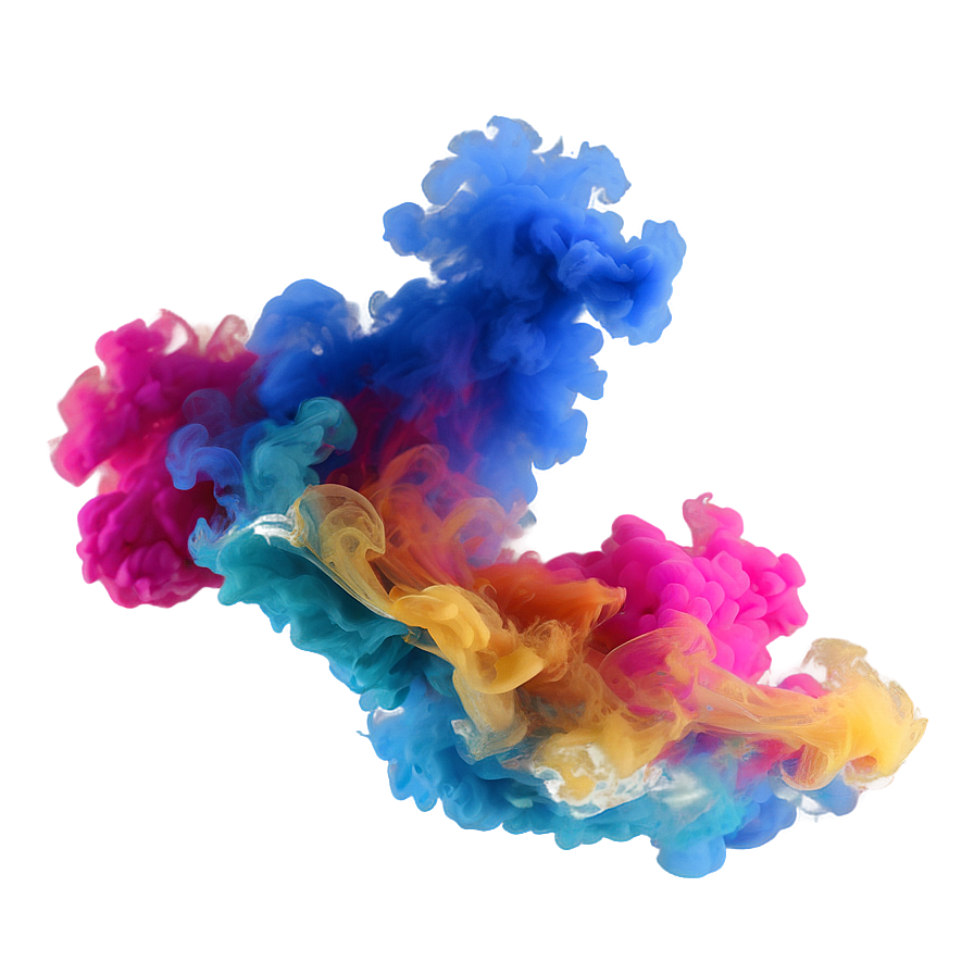 Dynamic Colorful Smoke Png 18 PNG image