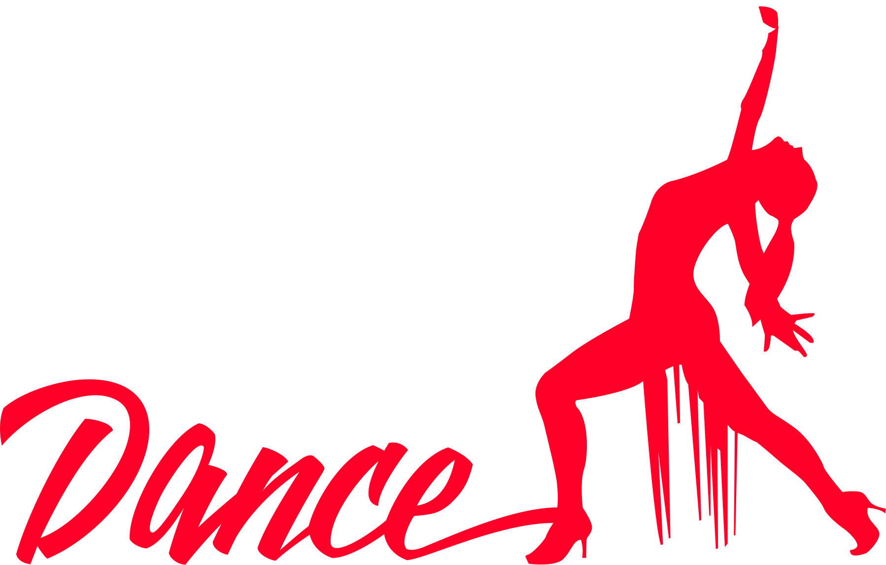 Dynamic Dance Logo Design PNG image