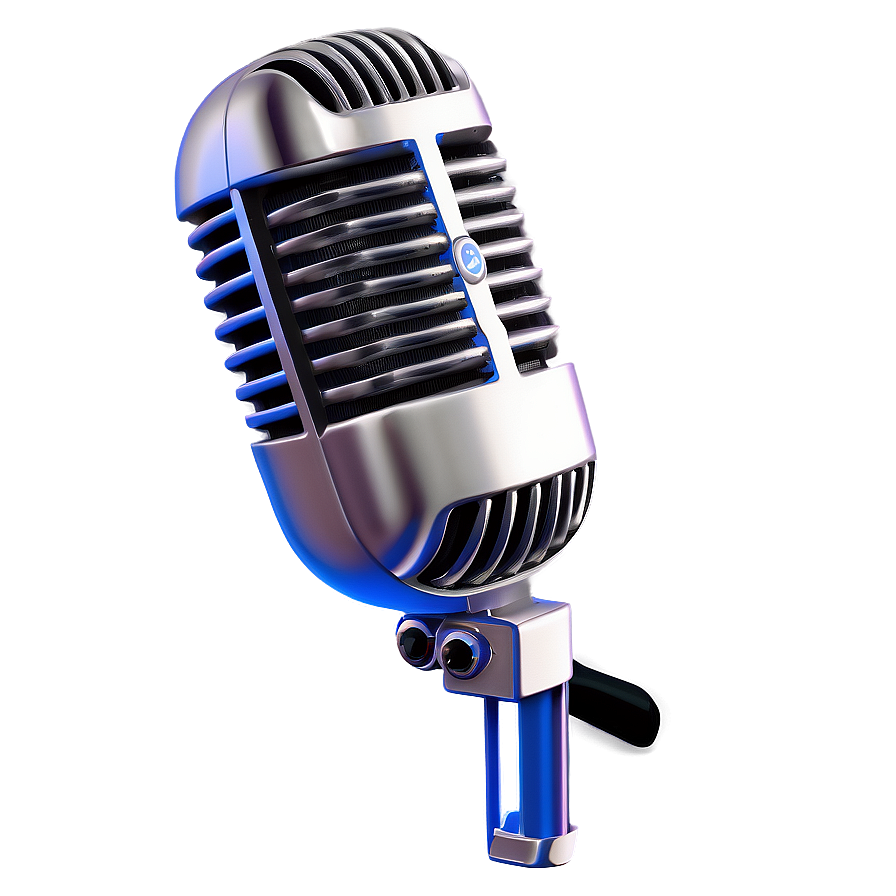 Dynamic Podcast Microphone Model Png 36 PNG image