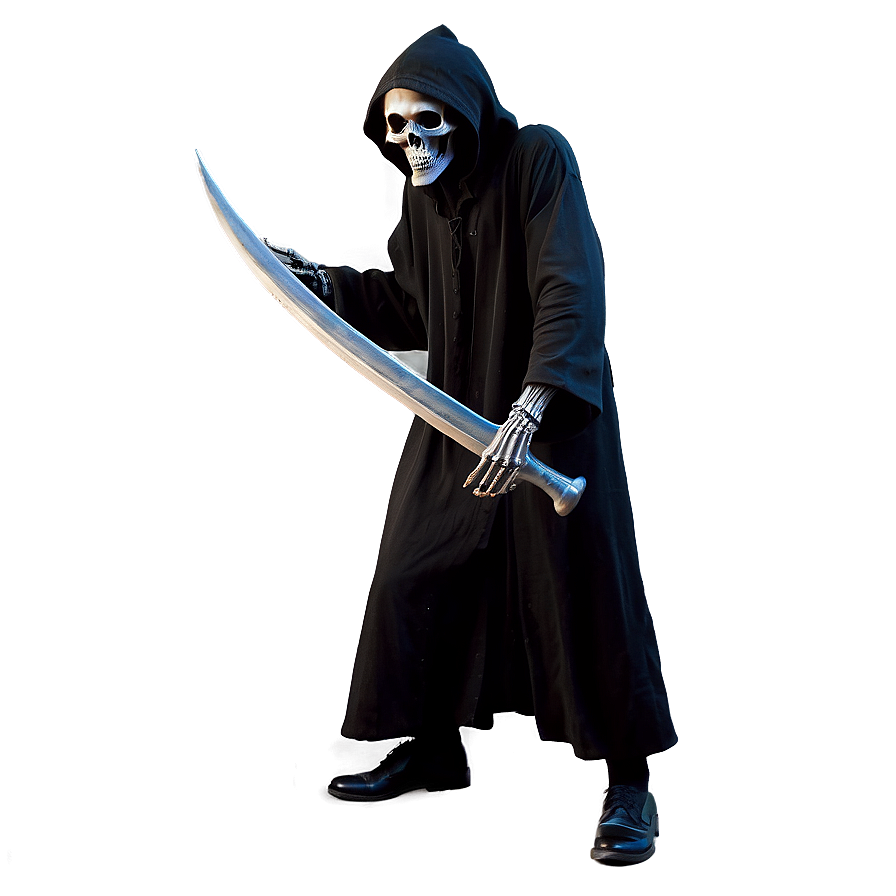Dynamic Pose Grim Reaper Png Ylf49 PNG image