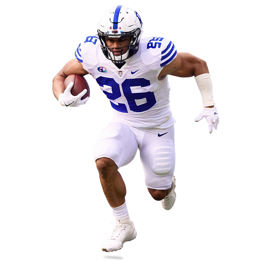 Dynamic Saquon Barkley Running Png Ack PNG image