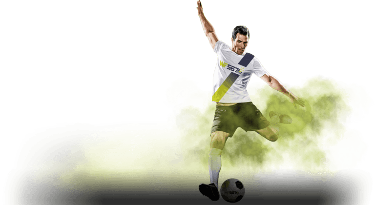 Dynamic Soccer Playerin Action PNG image