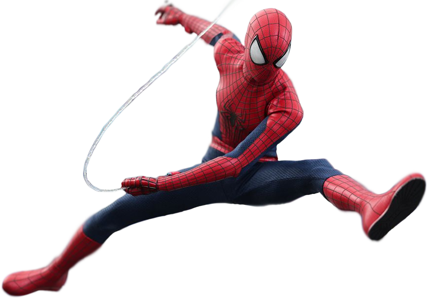 Dynamic Spider Man Action Pose PNG image