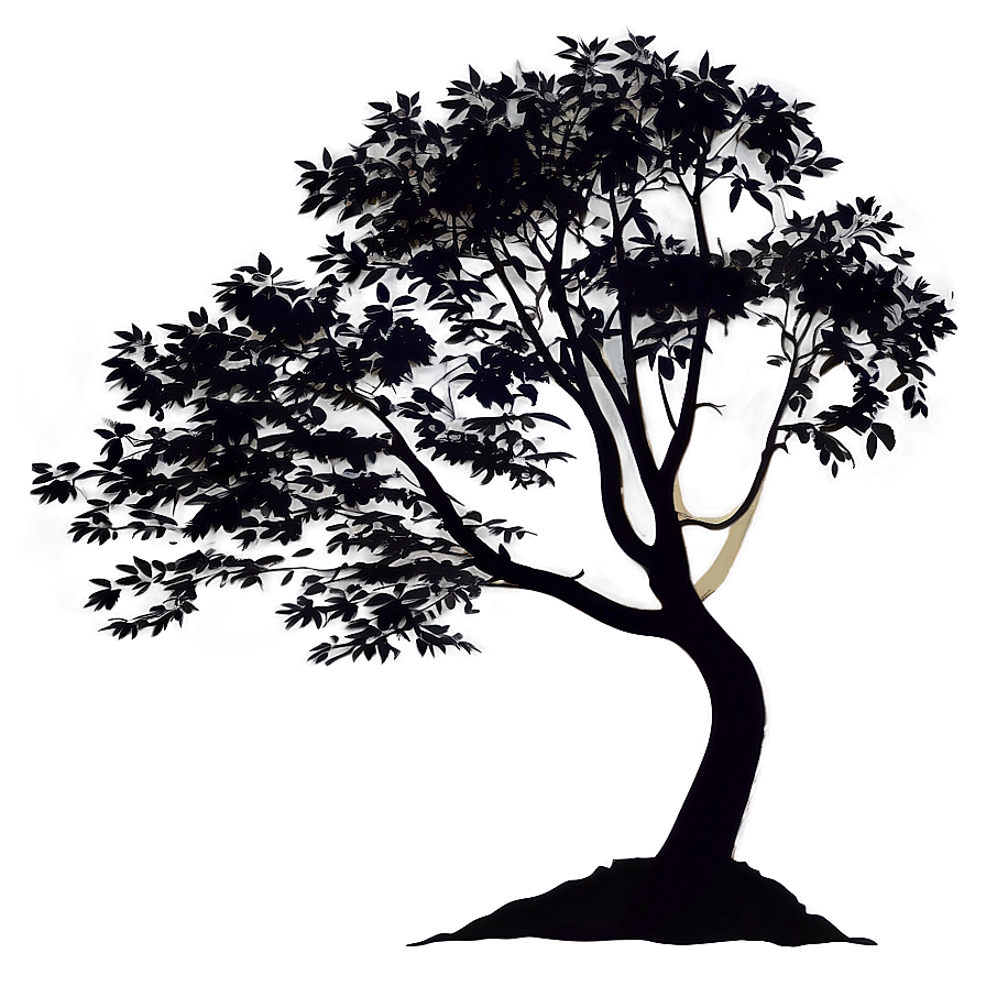 Dynamic Tree Silhouette Png 63 PNG image