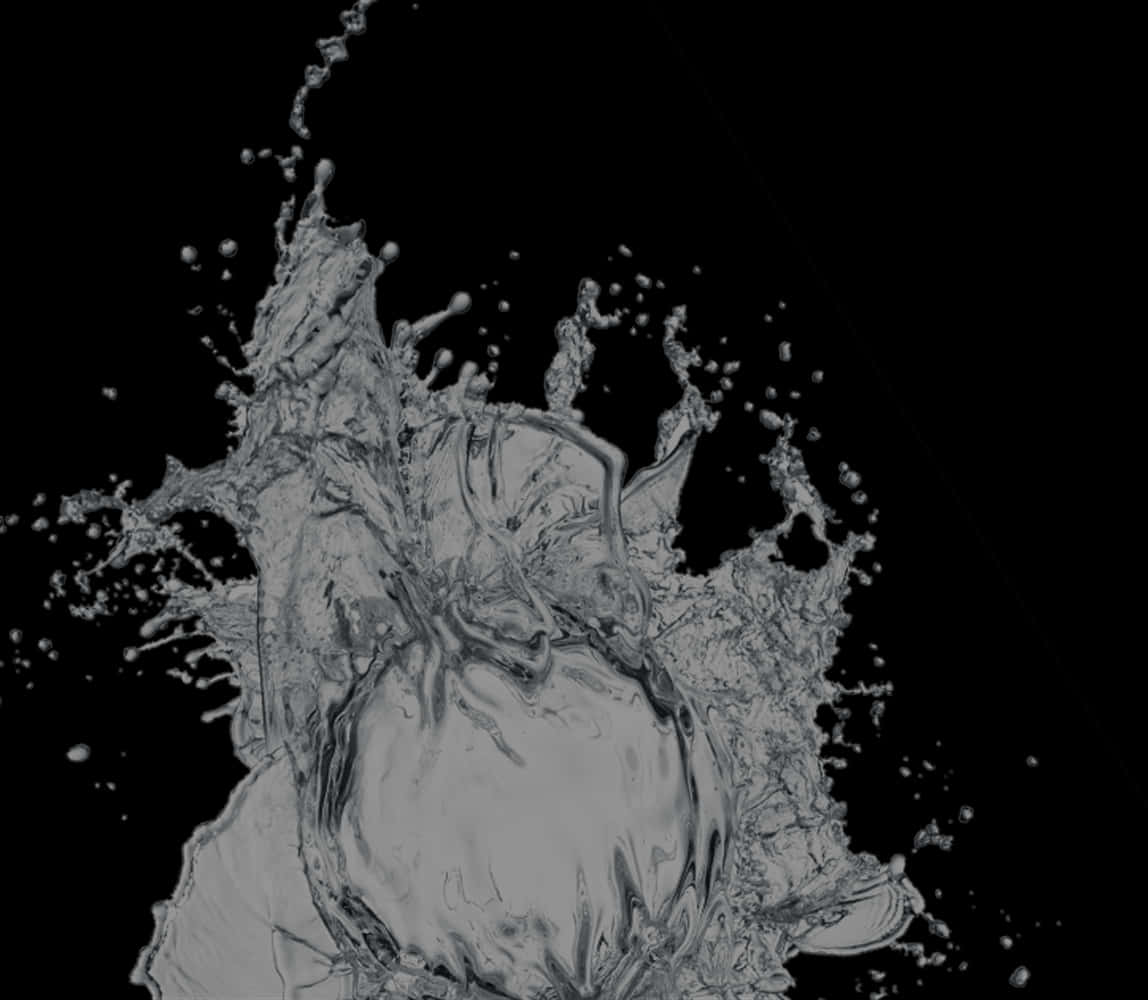 Dynamic Water Splash Black Background.jpg PNG image