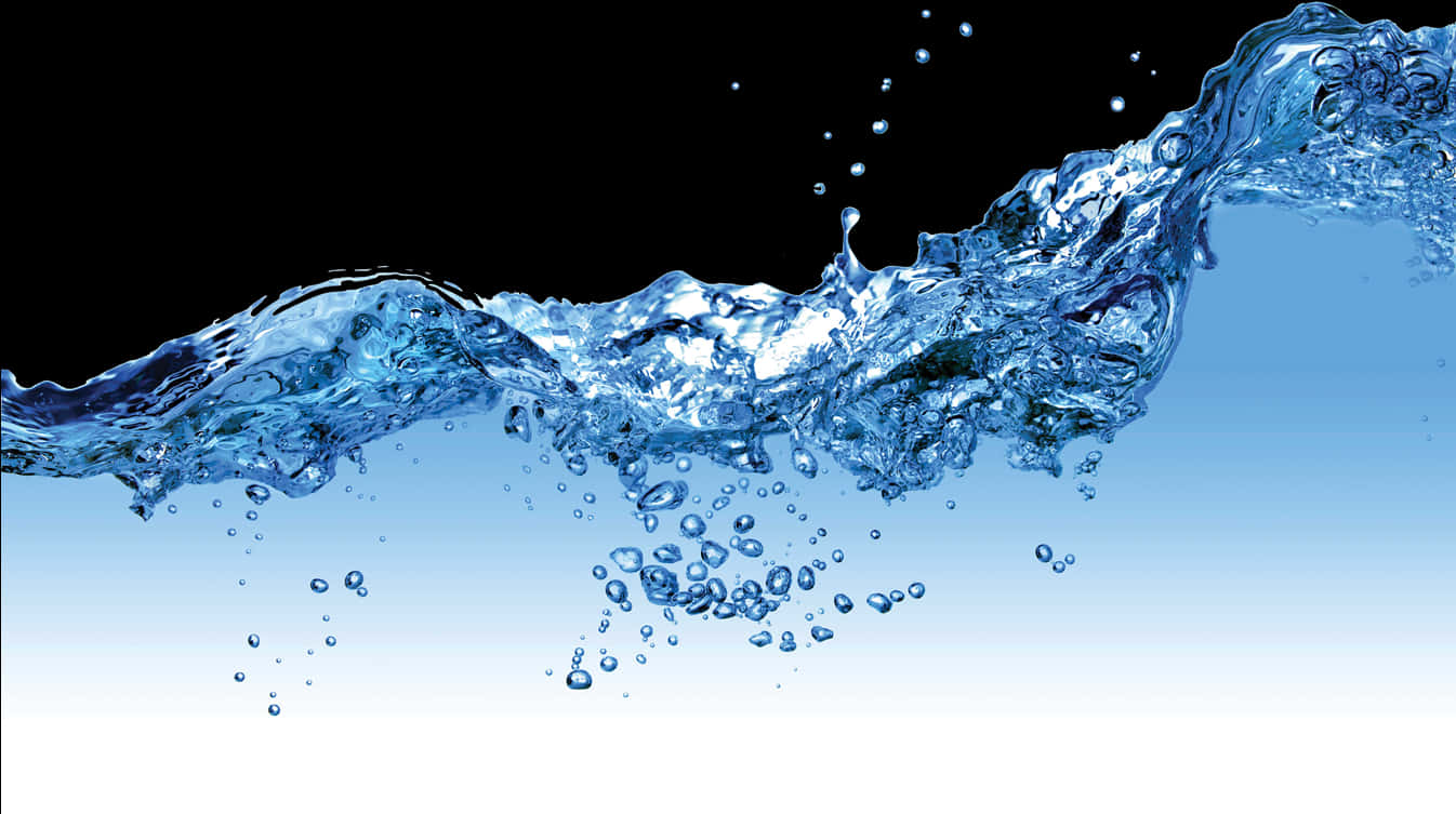 Dynamic Water Splash Crystal Clear PNG image