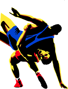 Dynamic Wrestling Move PNG image