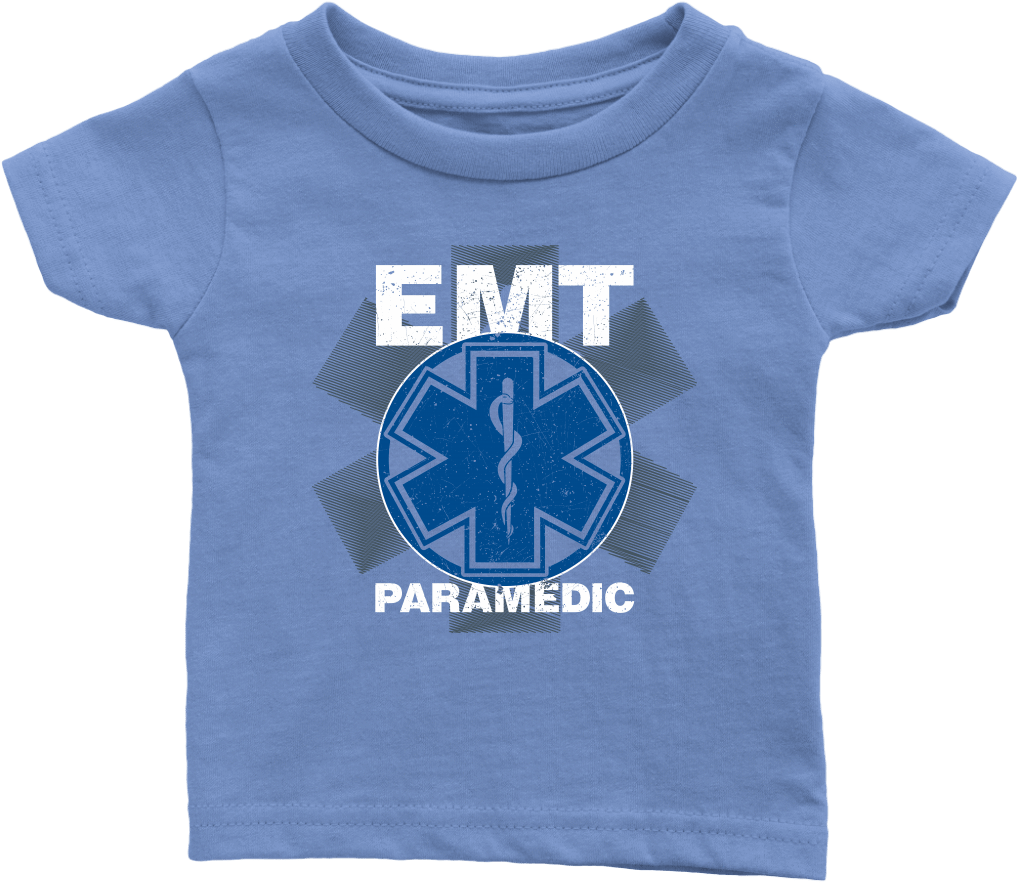 E M T Paramedic Infant T Shirt PNG image