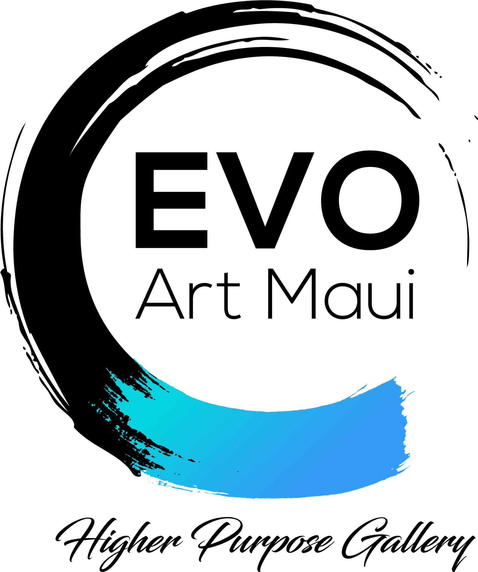 E V O_ Art_ Maui_ Gallery_ Logo PNG image