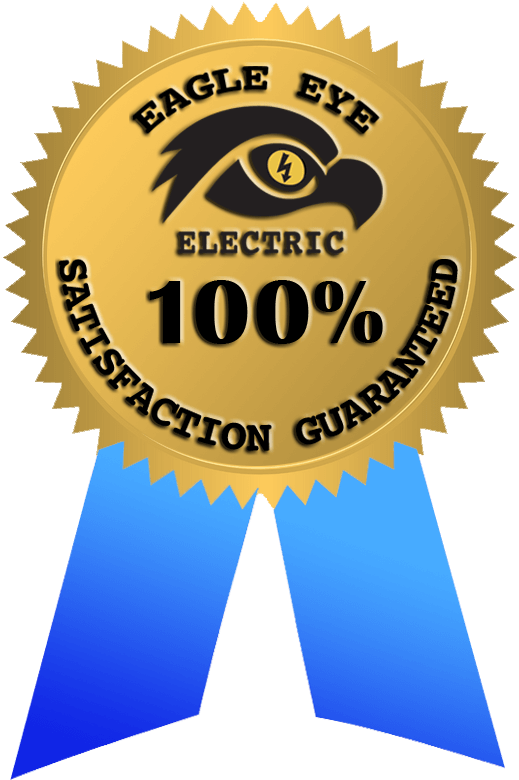 Eagle Eye Electric Satisfaction Guarantee Badge PNG image