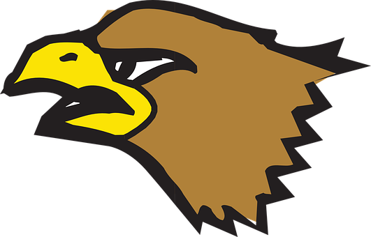 Eagle Head Graphic Art PNG image