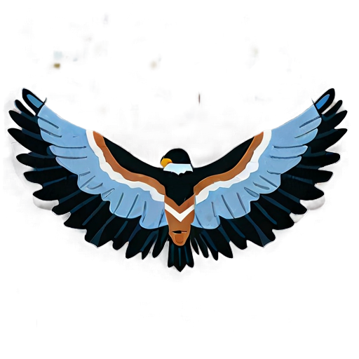 Eagle Wings Spread In Sky Png B PNG image