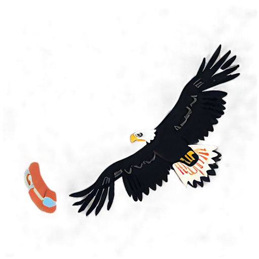 Eagle Wings Spread In Sky Png D PNG image