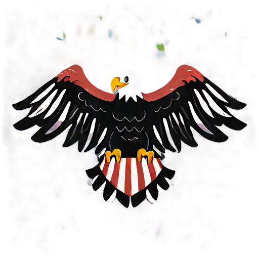 Eagle With Banner Tattoo Design Png A PNG image