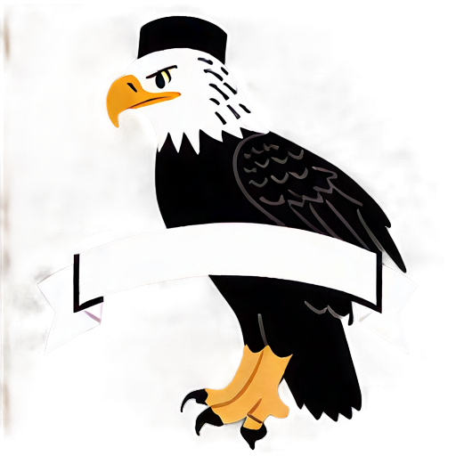 Eagle With Banner Tattoo Design Png D PNG image