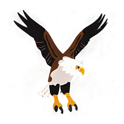 Eagle With Open Talons Png B PNG image