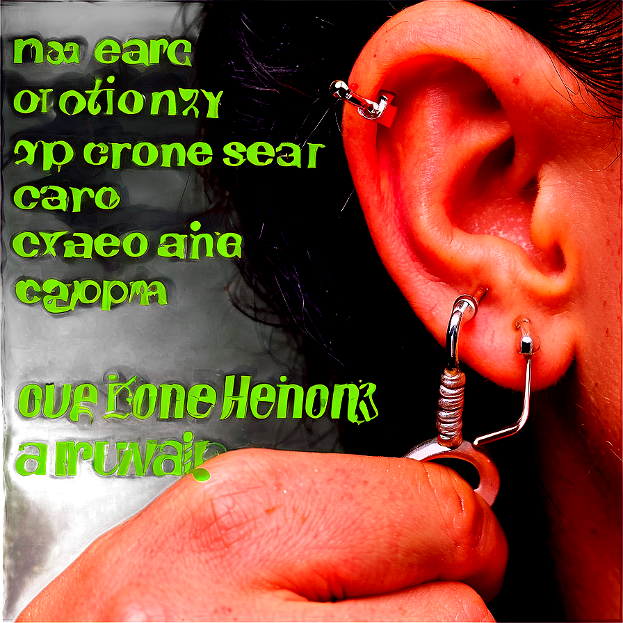 Ear Piercing Care Tips Png 86 PNG image