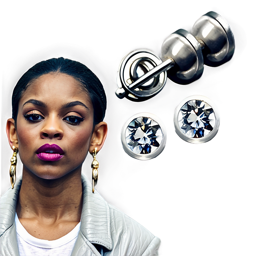 Ear Piercing Celebrity Style Png 06272024 PNG image