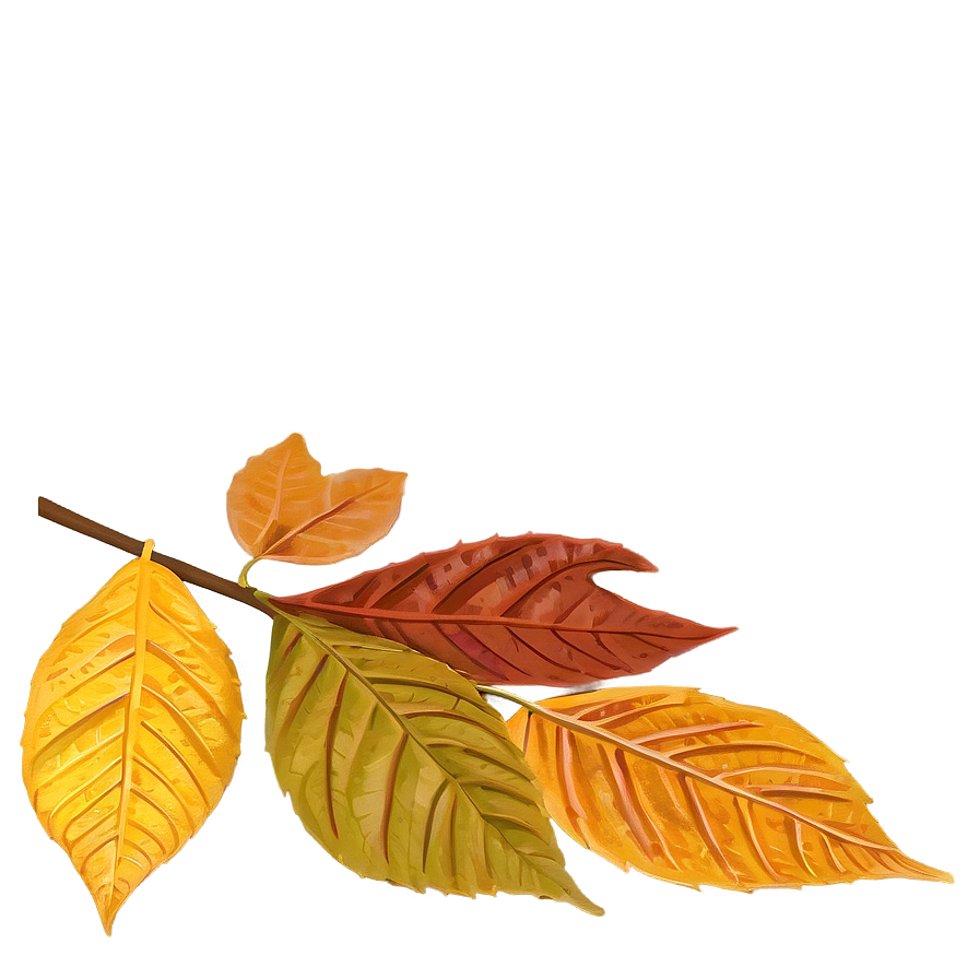 Early Autumn Fallen Leaves Png 84 PNG image