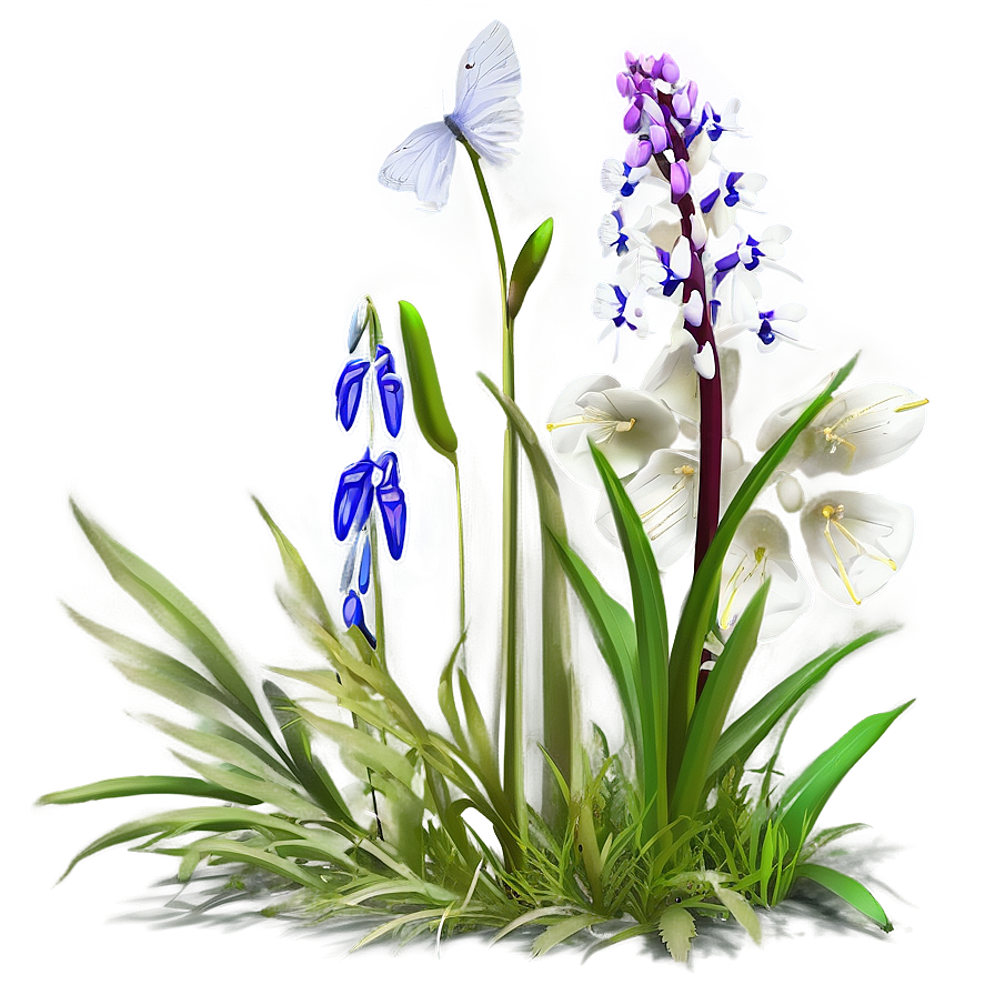 Early Spring Wildflowers Png 65 PNG image