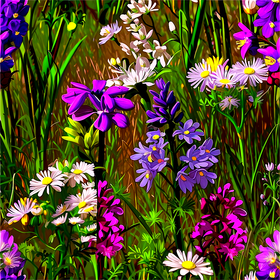 Early Spring Wildflowers Png 94 PNG image