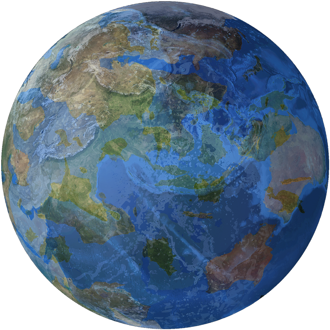 Earth From Space Global View PNG image
