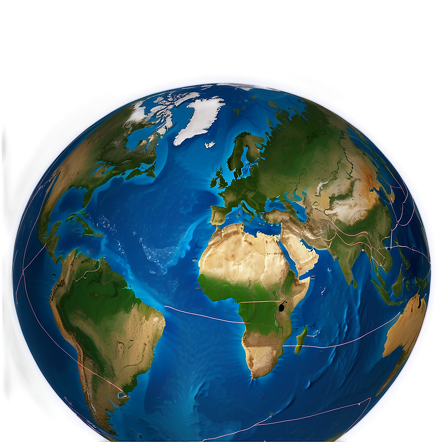 Earth's Global Trade Routes Png 06112024 PNG image