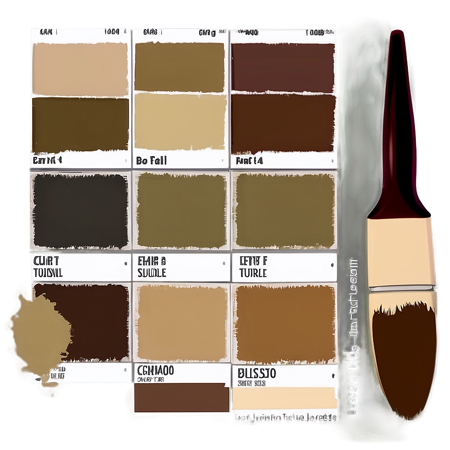 Earth Tone Paint Swatch Png 23 PNG image