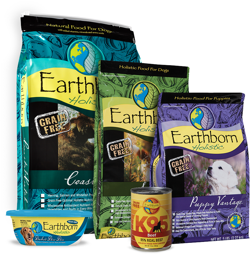 Earthborn Holistic Dog Food Products PNG image