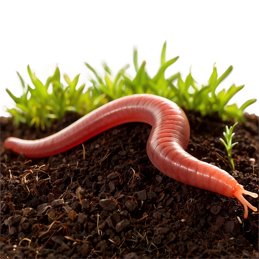 Earthworm In Garden Soil Png Vph93 PNG image