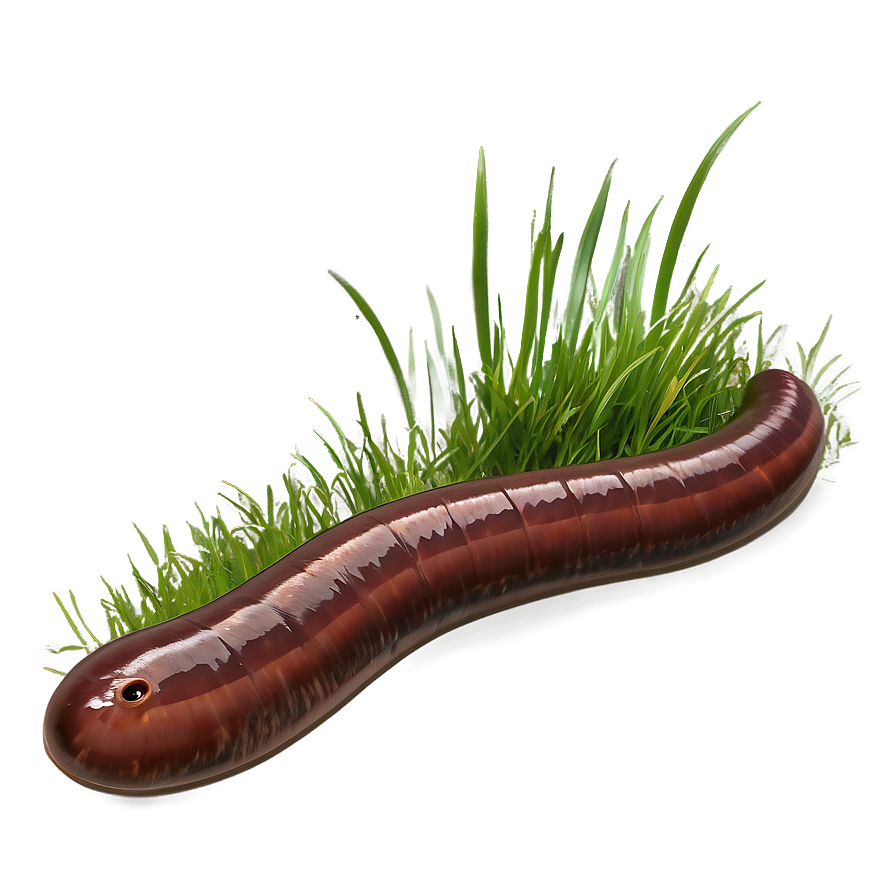 Earthworm In Grass Picture Png 69 PNG image