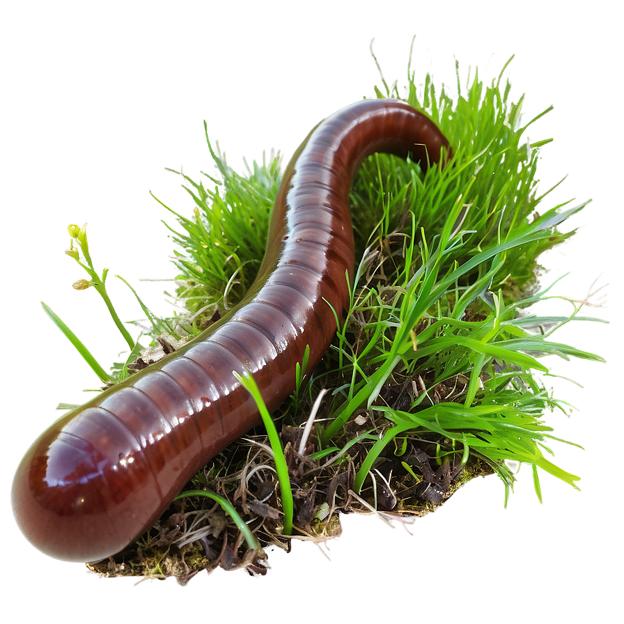 Earthworm In Grass Picture Png Jjq PNG image