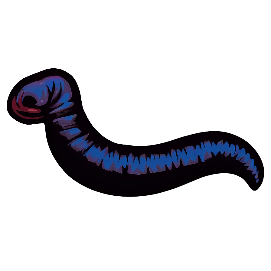 Earthworm Silhouette Graphic Png 49 PNG image