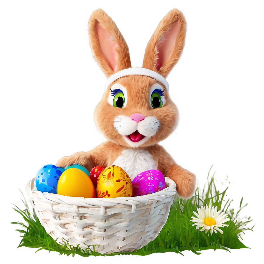 Easter Bunny Hide And Seek Png 05212024 PNG image