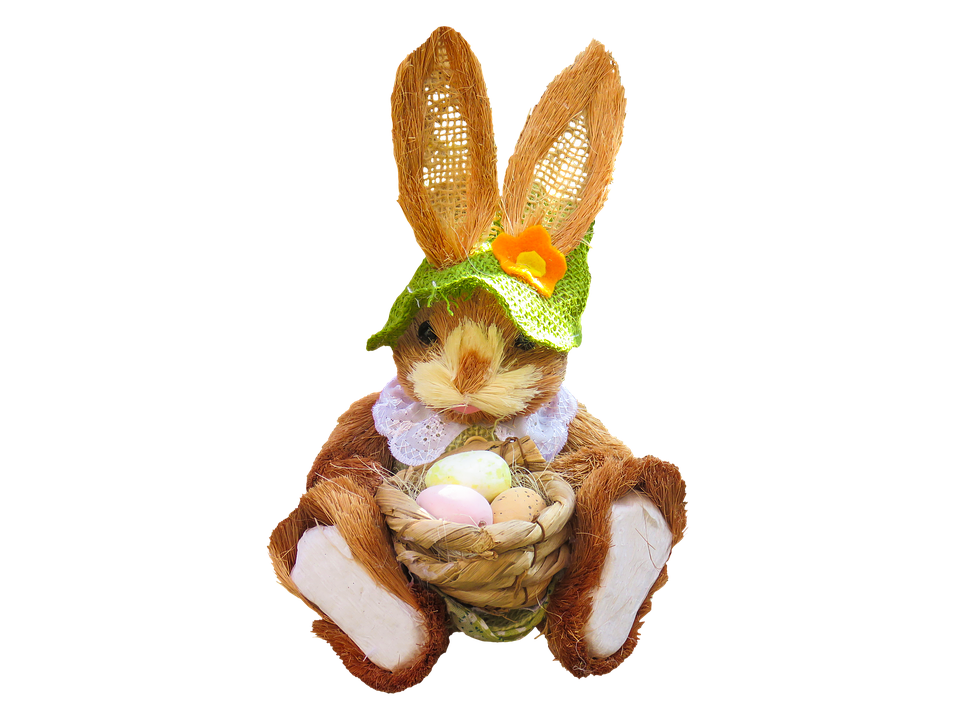 Easter Bunnywith Eggs PNG image