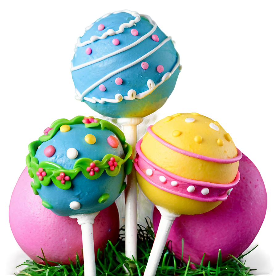 Easter Cake Pops Png 06272024 PNG image