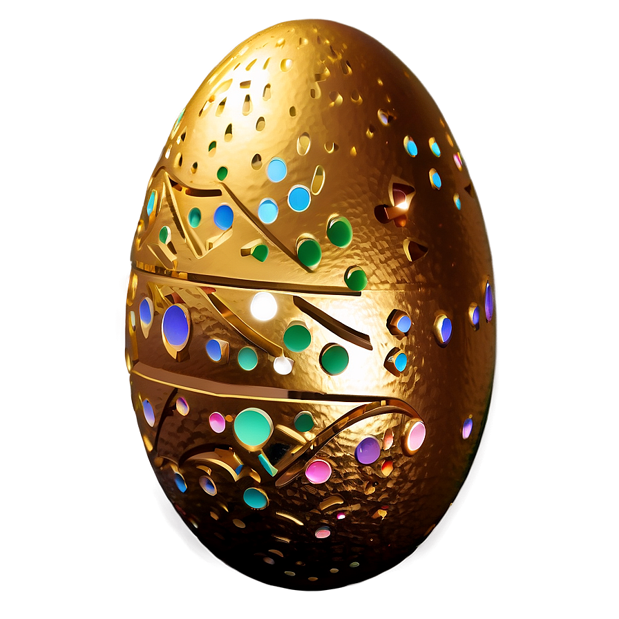 Easter Egg Gold Png 46 PNG image