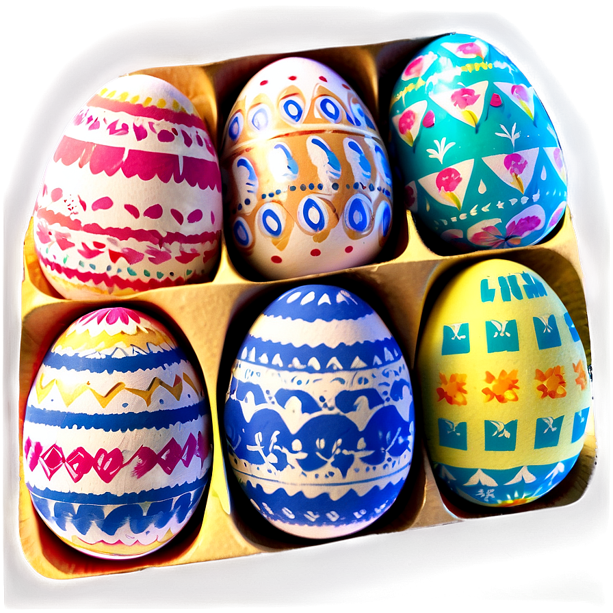 Easter Egg Pattern Png 05212024 PNG image