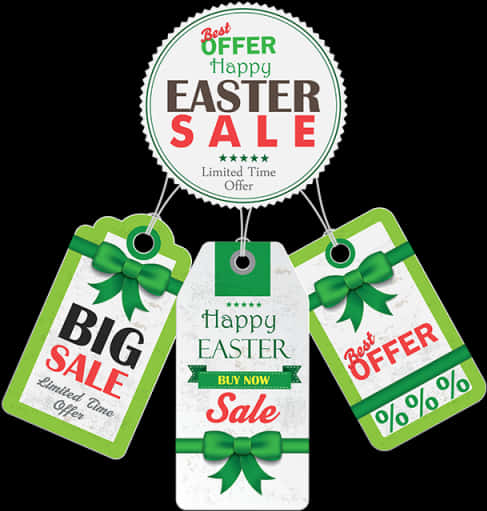 Easter Sale Tags Design PNG image