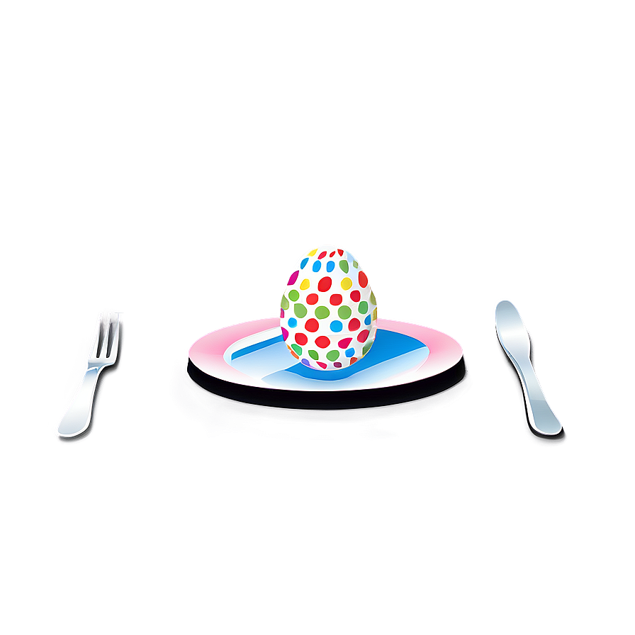 Easter Table Setting Png 05212024 PNG image